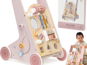 viga medinis stdumdukas rožinis