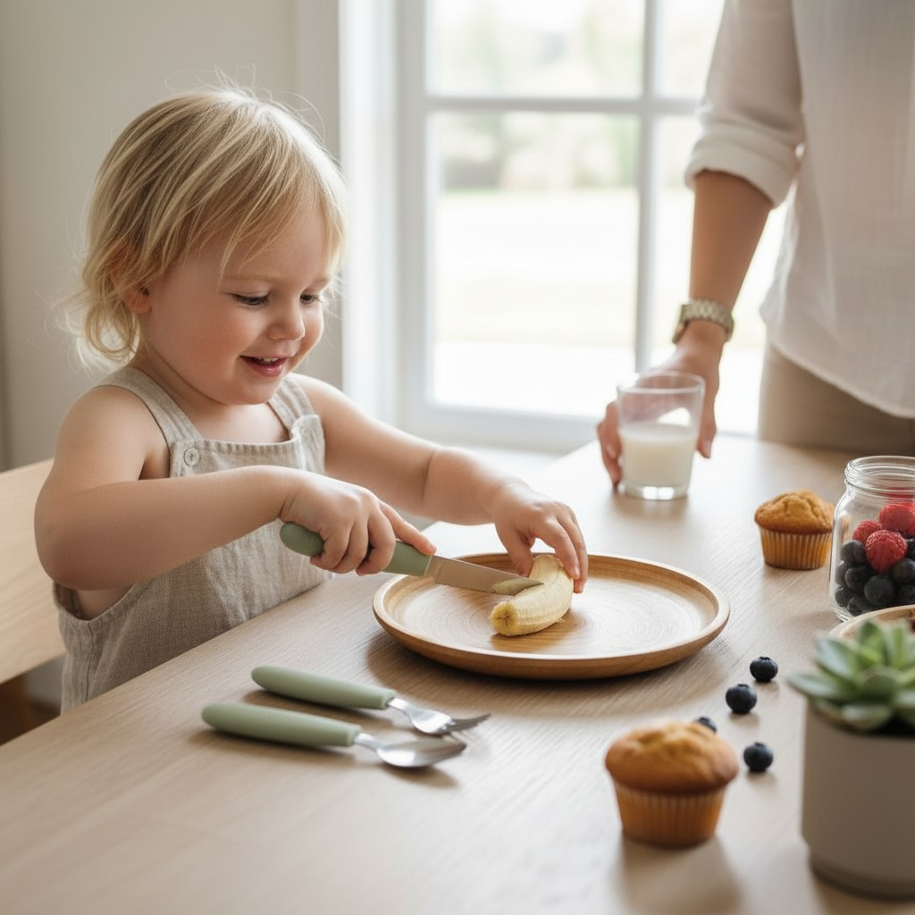 Sage cutlery set