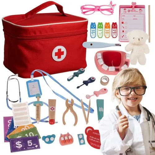 pol_pl_Zestaw-Lekarski-Maly-Doktor-Lekarz-dla-Dzieci-Apteczka-Doktora-Lekarza-XXL-KRUZZEL-24782-11656_1 daktaro rinkinys